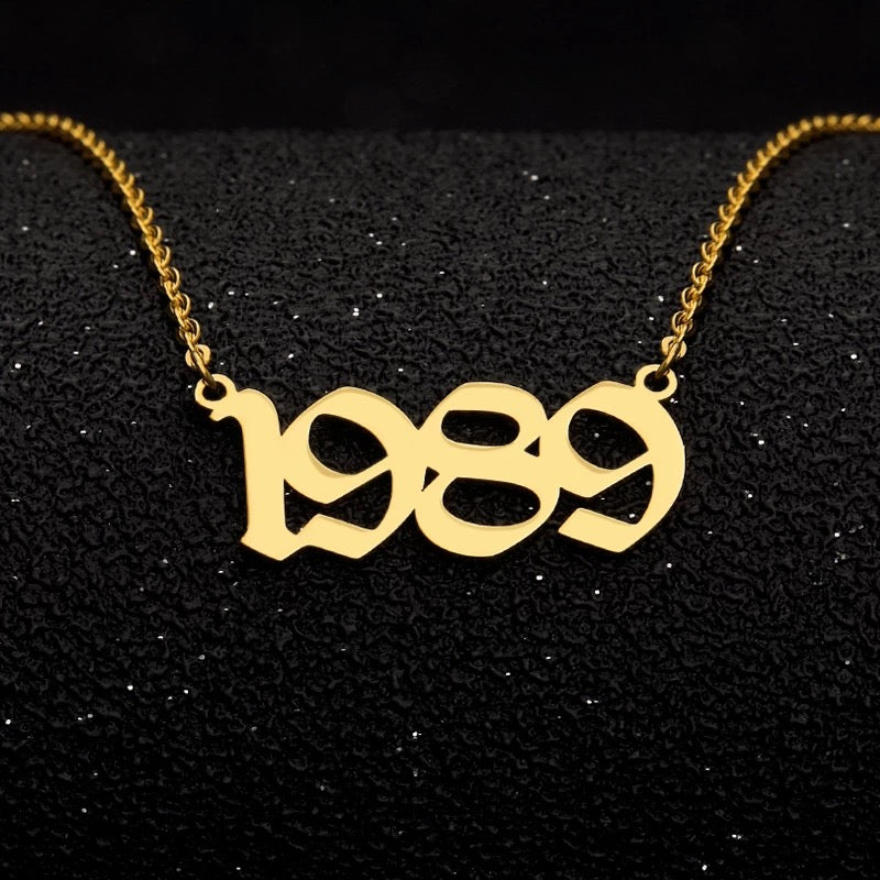 “Rep Your Year” Birth Year Necklaces