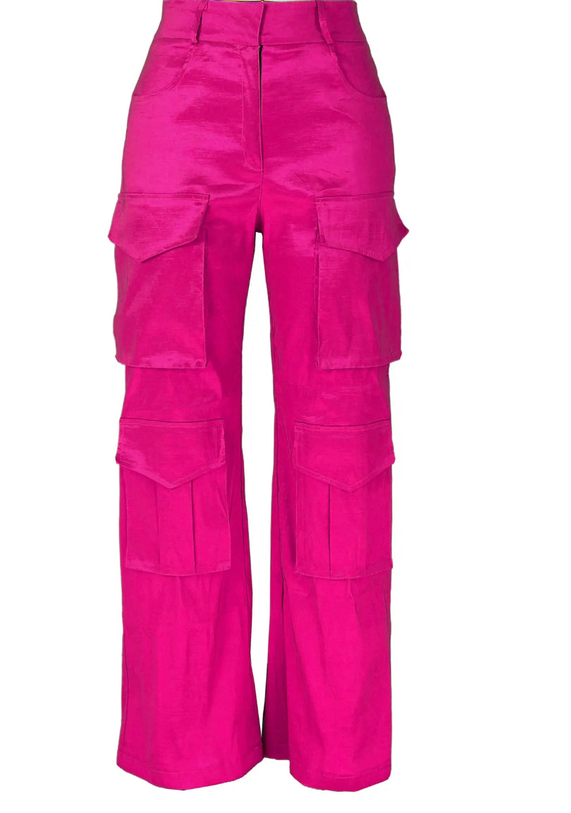 Marilyn Fuchsia Cargo | Pants