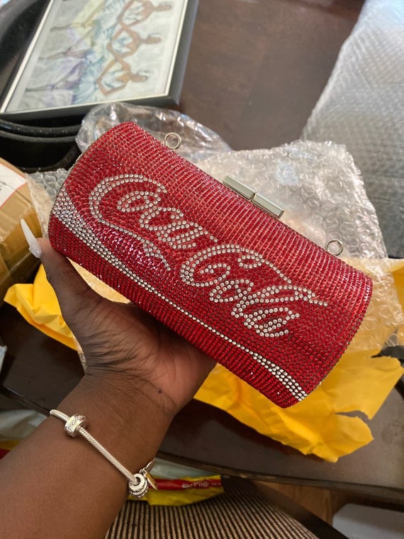 Coca Cola Bling Clutch