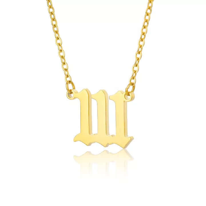 "111" Angel Number Necklace