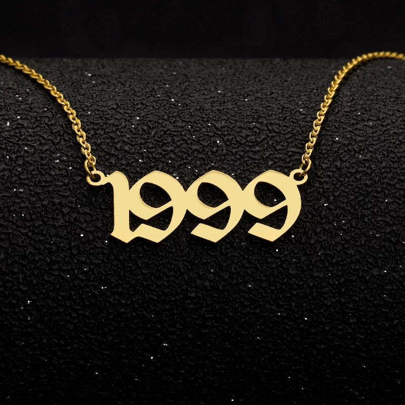 “Rep Your Year” Birth Year Necklaces