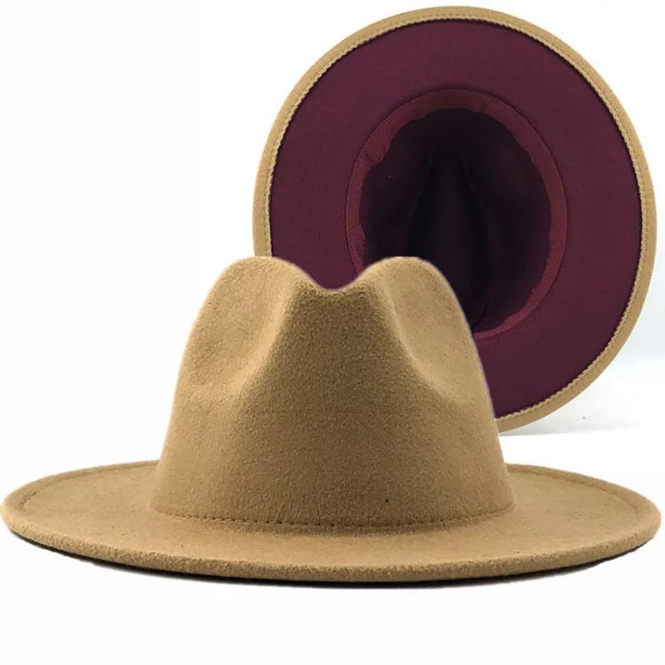 2 Tone Fedora Hats