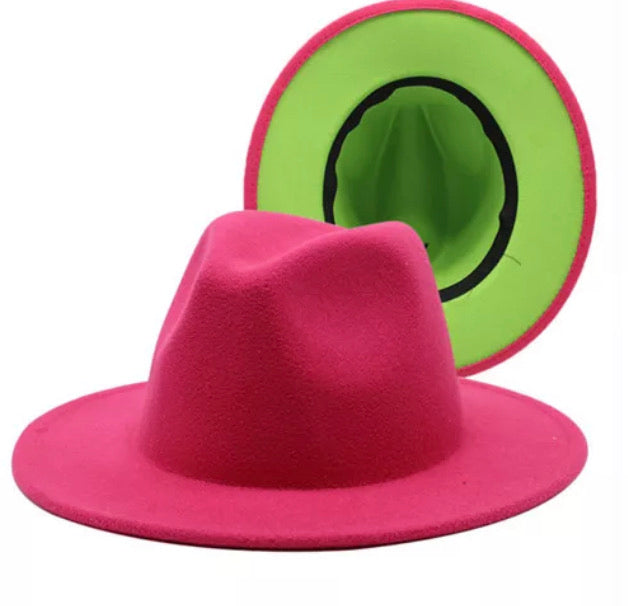 2 Tone Fedora Hats