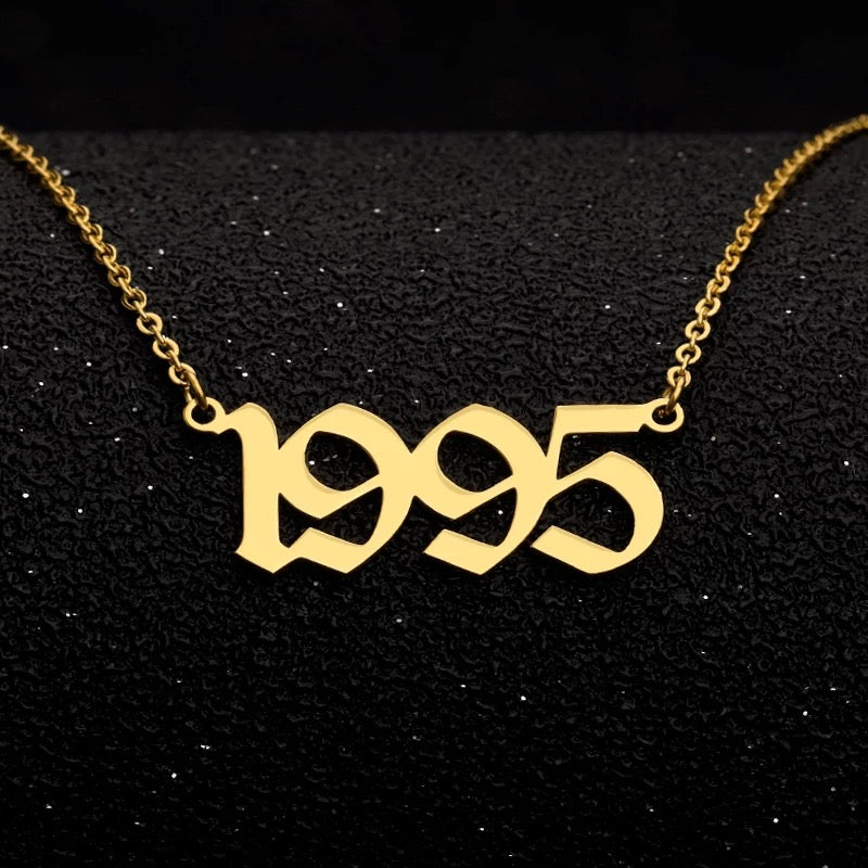 “Rep Your Year” Birth Year Necklaces