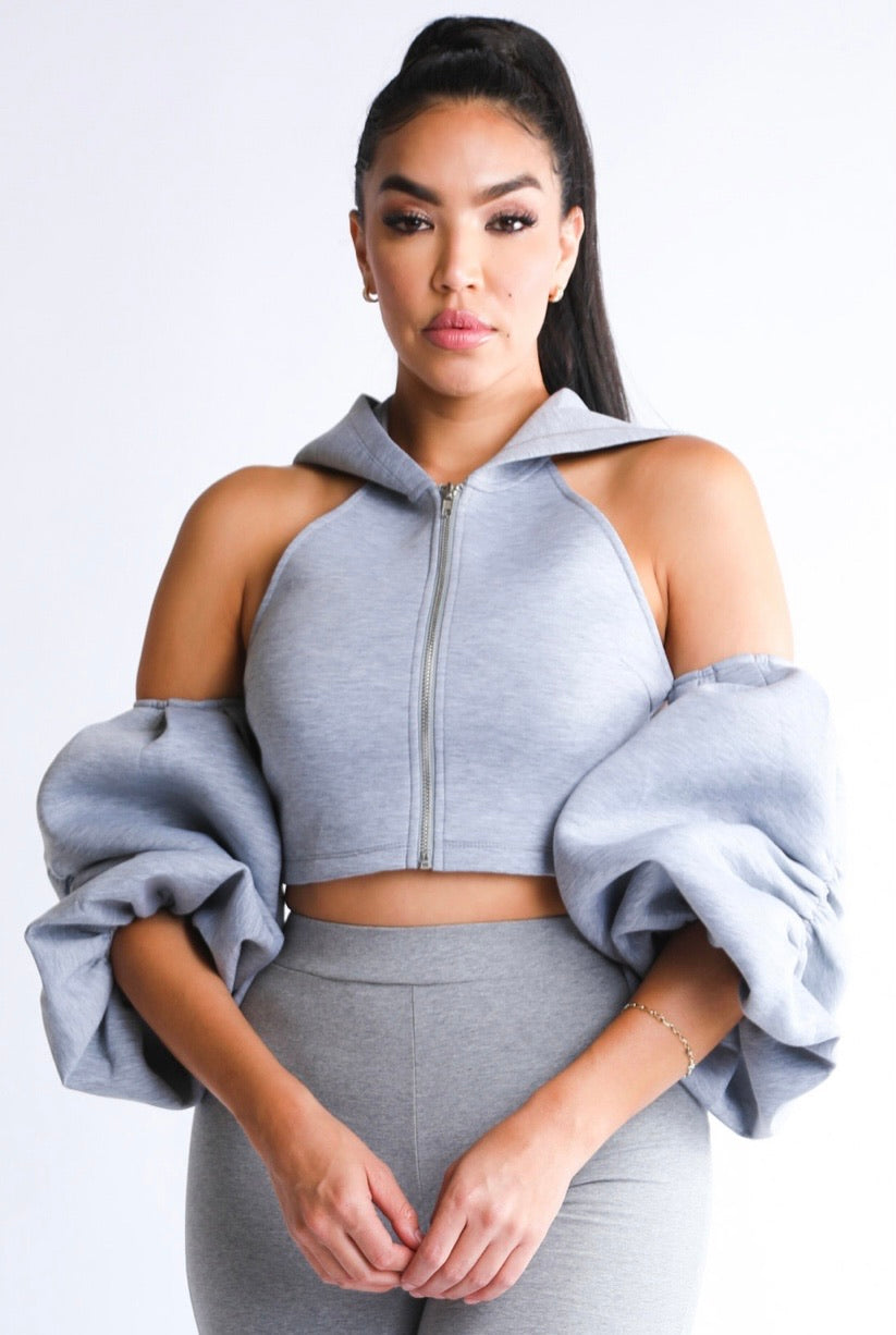 Cold Shoulder Two piece set