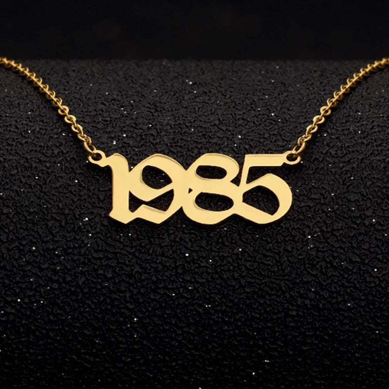 “Rep Your Year” Birth Year Necklaces