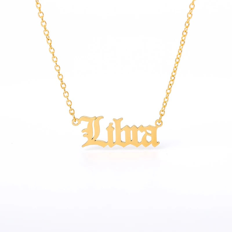 “What’s Your Sign” Zodiac Necklaces