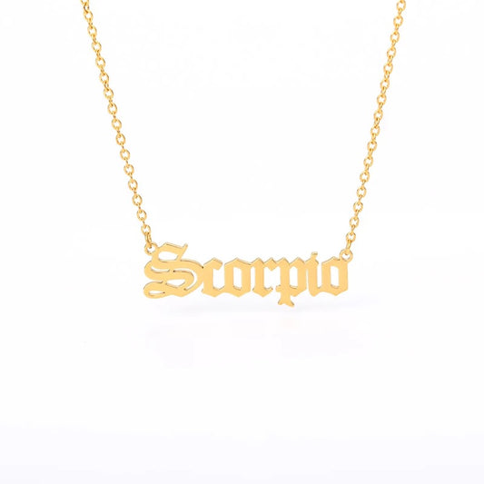 “What’s Your Sign” Zodiac Necklaces