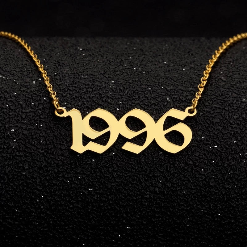 “Rep Your Year” Birth Year Necklaces