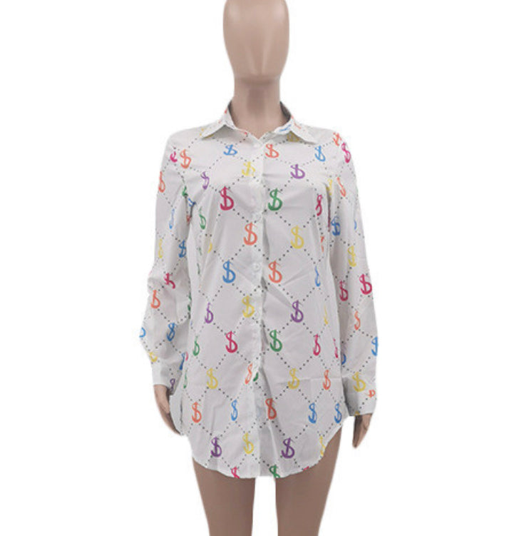 "Color Me Rich" Shirt Dress