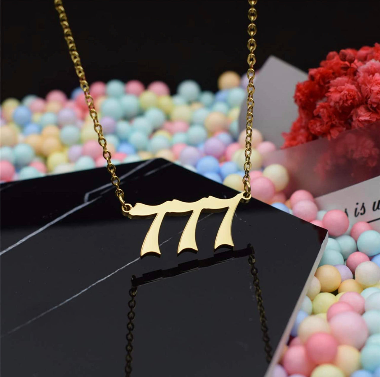 “777” Angel Number Necklace