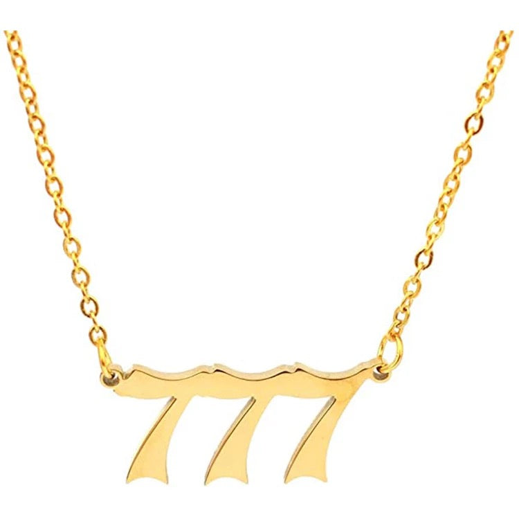 “777” Angel Number Necklace