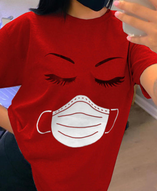 Mask and Lashes T-shirt