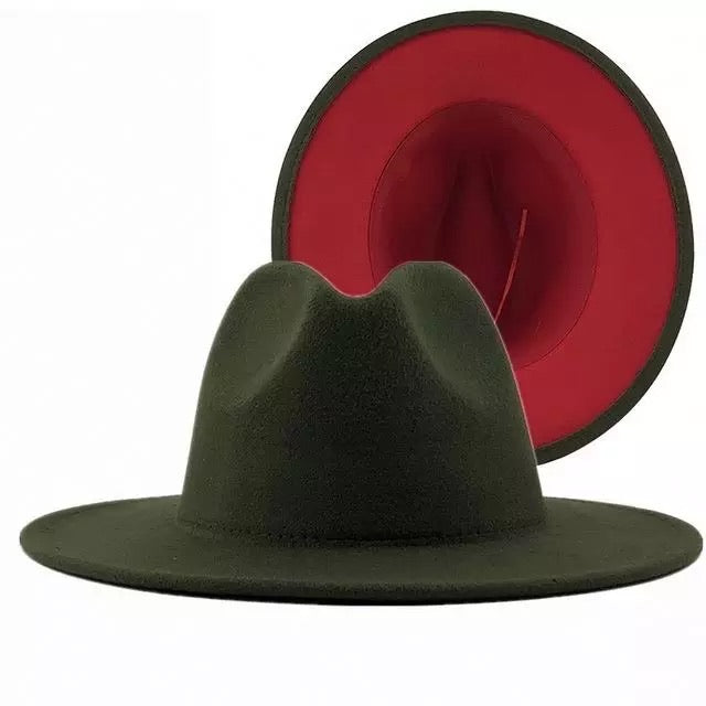 2 Tone Fedora Hats