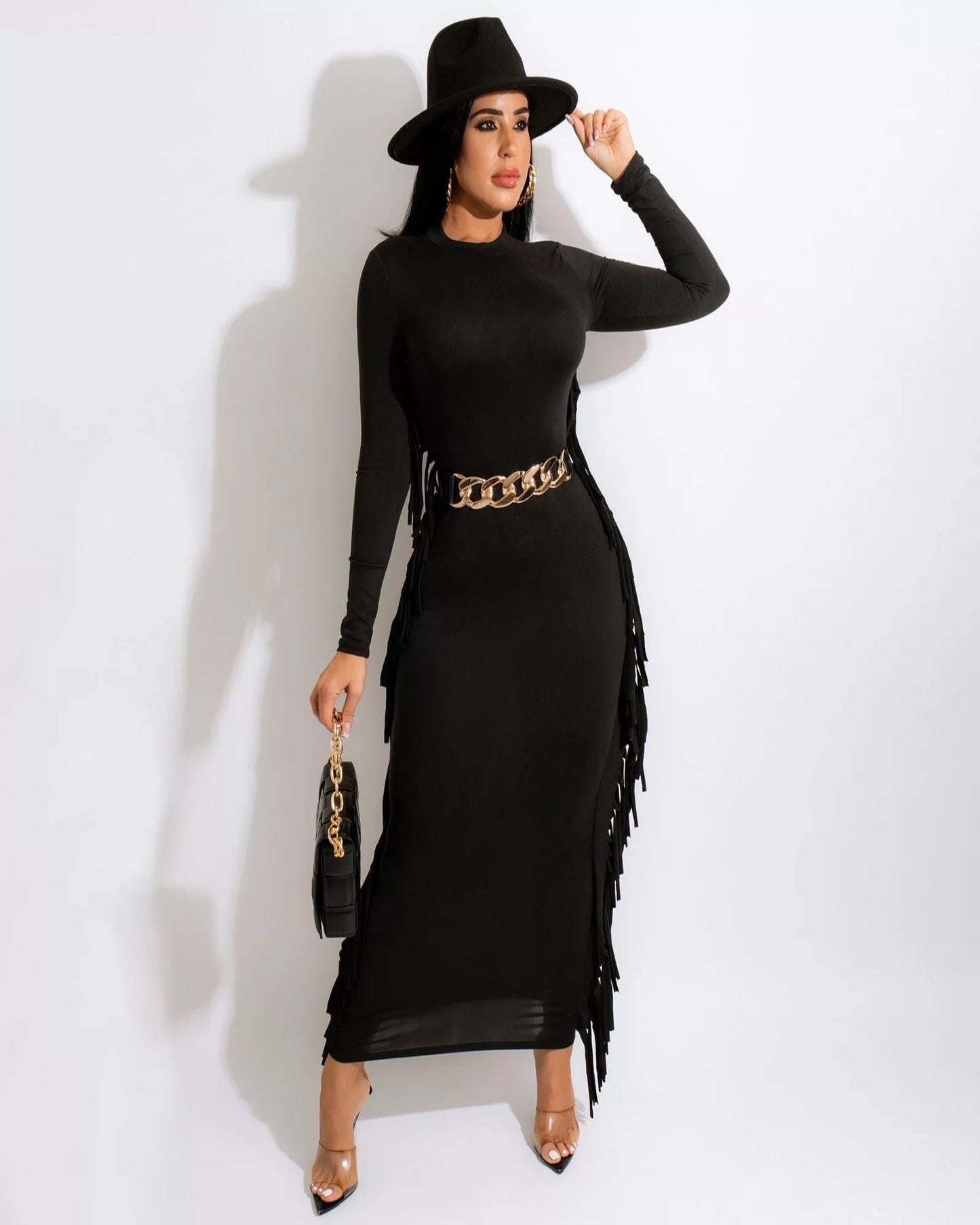 Miss Thang Fringe Dress