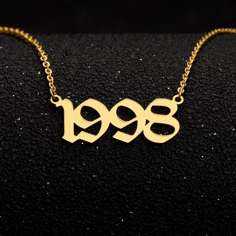 “Rep Your Year” Birth Year Necklaces