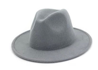 Solid Fedora Hats