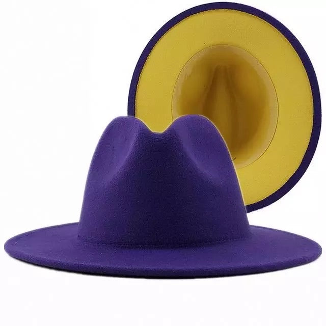 2 Tone Fedora Hats